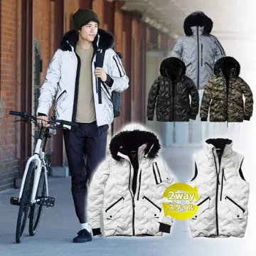 유로 얼티밋 듀얼 후디 L 워크맨 다운 자켓