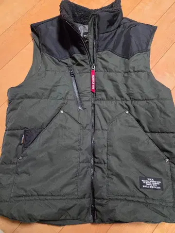 BURTLE 방한 베스트 [ XL ] 보온성 메쉬 보아 작업옷 카키