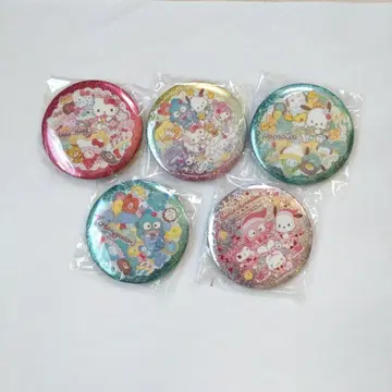 산리오 키라키라 BIG 캔 배지 5개 2