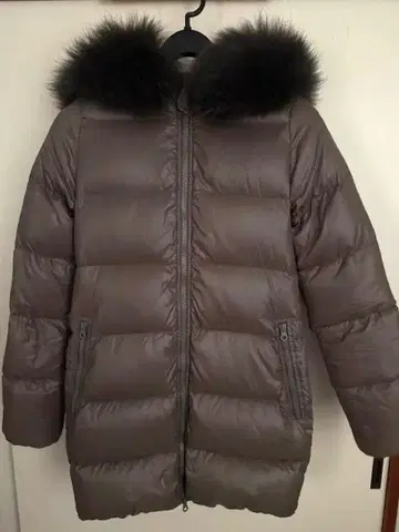 DUVETICA 브라운 다운 자켓 38