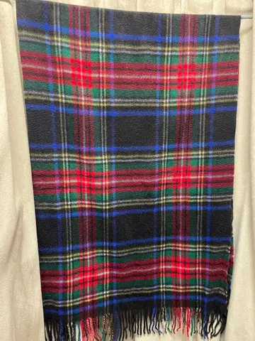 MACKINTOSH PHILOSOPHY 타탄 체크 머플러 캐시미어