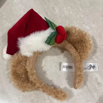 홍콩 디즈니랜드 산타 모자 머리띠