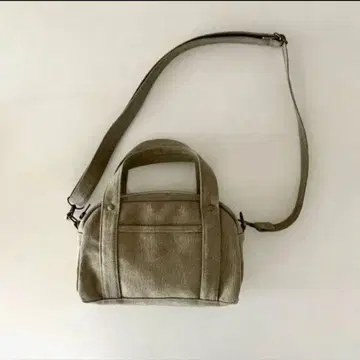 핸드메이드 작가님 제작 3way 빈티지 캔버스 미니 보스턴 숄더백