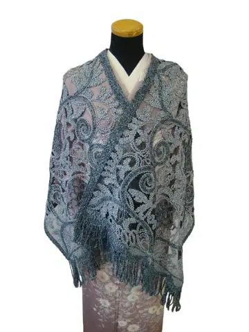 오시마 명주 무게츠 숄 순수 실크 MUGETU As850