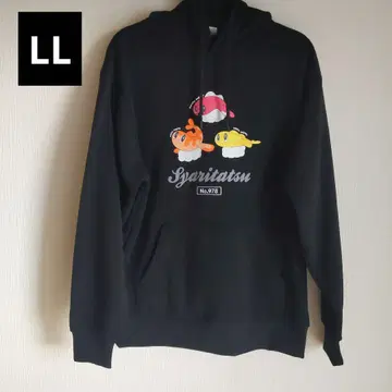 새상품 포켓몬 Pokemon 샤리타츠 후드티 블랙 LL 속기모