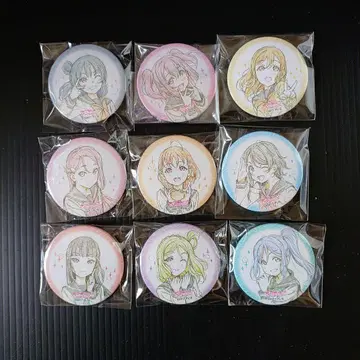 러브 라이브 선샤인 원화 캔뱃지 9개 세트