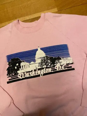 구제 의류 트레이닝복 구제 의류 맨투맨 핑크