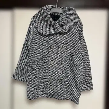 트위드 자켓 코트 M 사이즈 택 포함 새상품 미사용