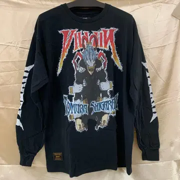 시가라키 토무라 롱 슬리브 T셔츠 블랙 S 사이즈