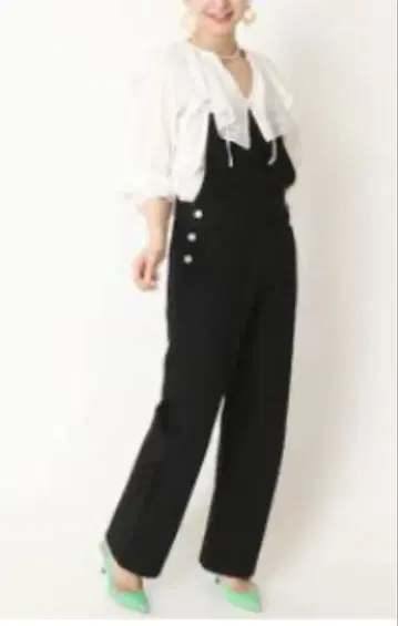 B.C STOCK 블랙 데님 살로펫