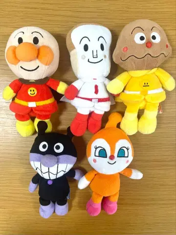 호빵맨 봉제 인형 세트 5종