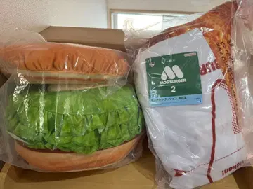 제일복권 모스버거 2 A상 티슈 케이스, B상 쿠션