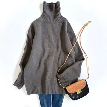 새상품급 모리스 앤 선즈 터틀넥 니트 풀오버 영국제