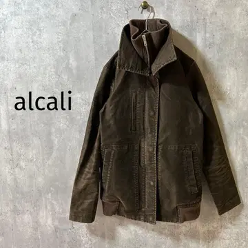 4319 [ alcali/알칼리 ] 블루종 점퍼 아우터 브라운 계열