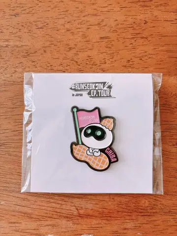 RUN SEOKJIN 투어 굿즈 핀 배지 Chiba 공식 BTS 진