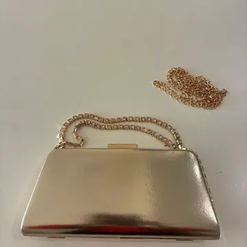 파티 백 골드 클러치 체인 스트랩 포함