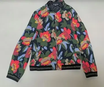trf_outerwear 블루종 꽃무늬 올 패턴 집업 MA-1 M