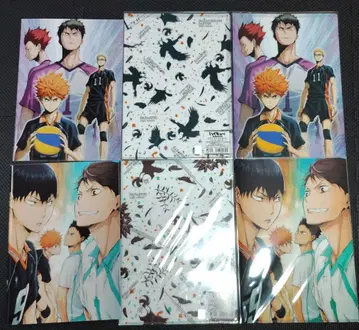 하이큐!! 극장판 팜플렛 4권 & 클리어 파일 2장 세트 4종