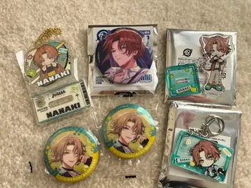 에이트리/사면목 칠기 캔뱃지 아크릴 스탠드 아크릴 키링 5종 세트