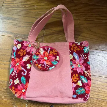 페이 loverary 플라워 토트백