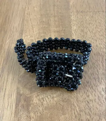 비즈 팔찌 블랙