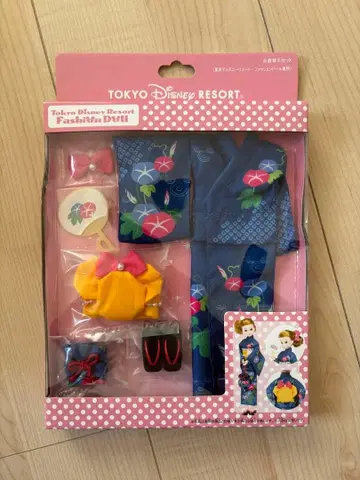 미사용 도쿄 디즈니 리조트 패션 인형 의상 세트