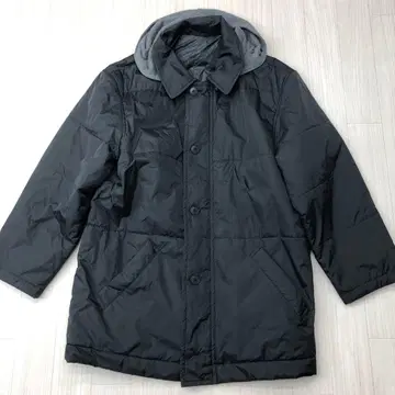 90s y2k 꼼사데모드 남성 나일론 스탠 칼라 코트 충전솜