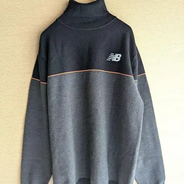 new balance 하이넥 스트라이프 스웨터 남성용 사이즈 5