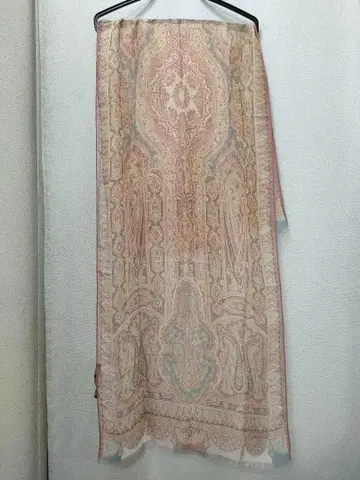 에트로 핑크 스톨 실크