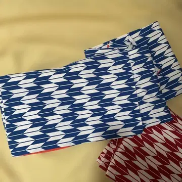 새상품급 야 파랑 워셔블 기모노