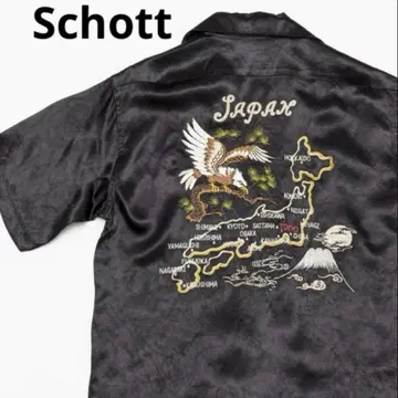 [ 재고 없음 ] Schott 샷 레이온 셔츠 테일러 동양 루드