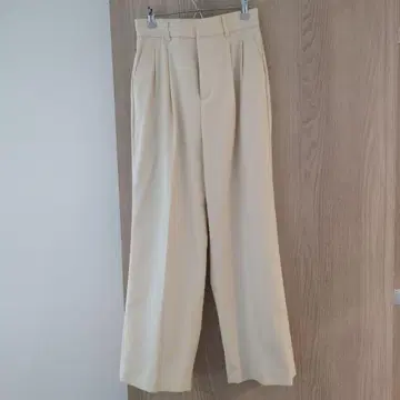 GLOBALWORK 따뜻한 아름다운 실루엣 와이드 팬츠 아이보리 L