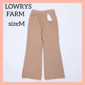 [ 로리즈팜 ] 미사용 새상품 여성용 컬러 데님 플레어 팬츠 M