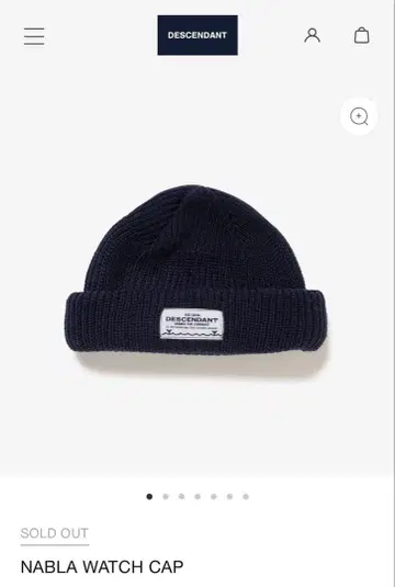 2025 2nd DESCENDANT NABLA WATCH CAP