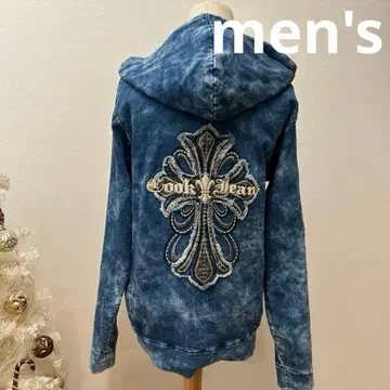 y2k archive cook jeans 데님 후드티 백 프린트