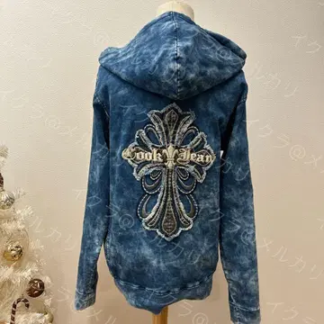 y2k archive cook jeans 데님 후드티 백 프린트