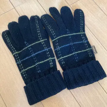 Paul Stuart 남성용 장갑 블랙 니트