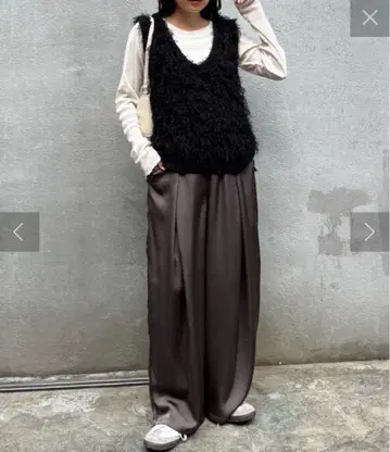 CIAOPANIC TYPY/V넥 루프 프린지 베스트