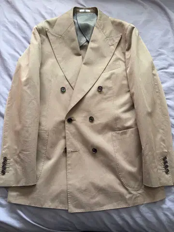 정장 셀렉트 베이지 더블 자켓 M 사이즈