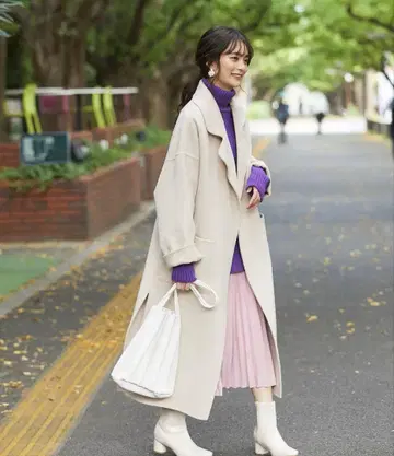 SMILE ORCHID 롱 코트