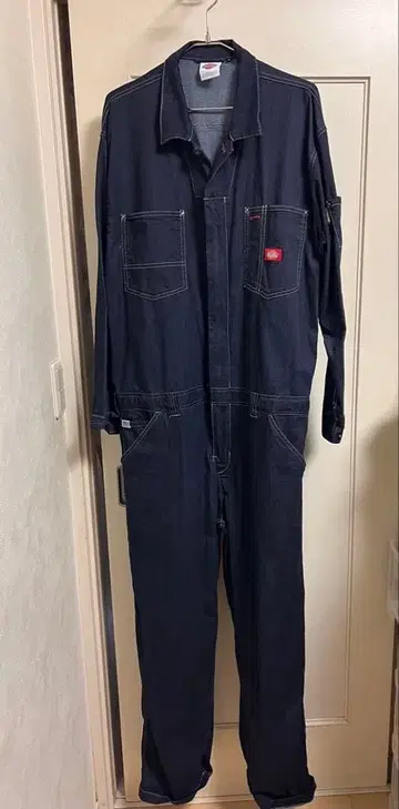 Dickies 오버롤 작업복 스트레치 데님