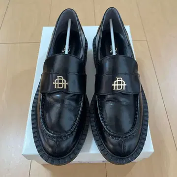 DIANA 다이애나 통굽 로퍼 가죽 신발 슬립온 22 블랙