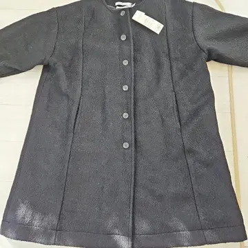 SUN VALLEY 블랙 롱 코트 M