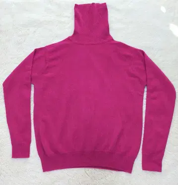 케이타 마루야마 캐시미어 100% 터틀 니트 마젠타 캐시미어