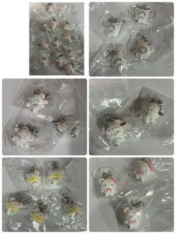 산리오 캐릭터즈 메지루시 액세서리 포근포근 스노우 가챠 컴프