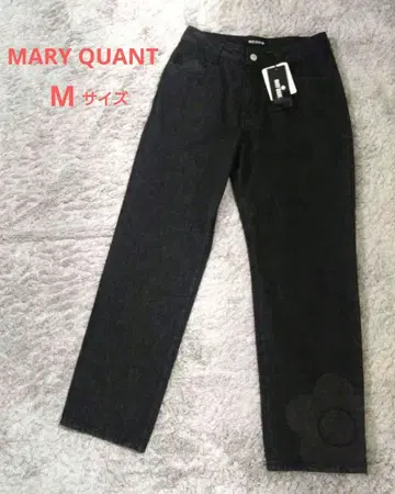 새상품 MARY QUANT 마리크와 데님 블랙