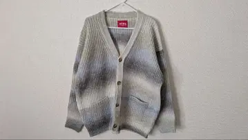 새상품 그라데이션 패턴 니트 가디건