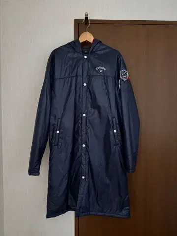 캘러웨이 네이비 후드 부착 자켓