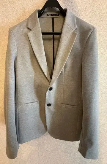 ZARA 그레이 맨투맨 블레이저