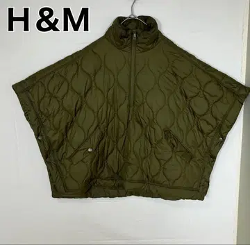 H&M (S) 퀼팅 판초 자켓